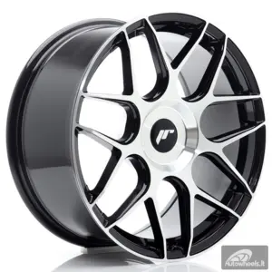 JR Wheels JR18 18x8,5 ET45 5x114,3 Black Machined