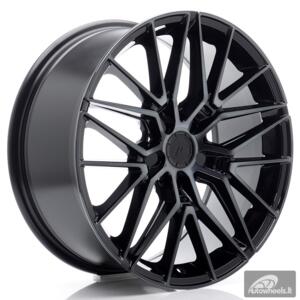 JR Wheels JR38 18x8 ET42 5x112 Black Machined