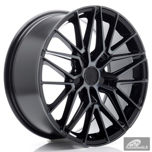 JR Wheels JR38 18x8 ET35 5x112 Black Machined