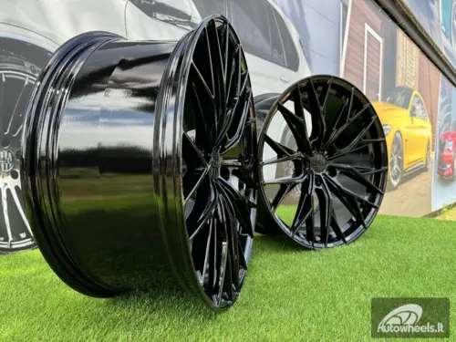 Ratlankis R20x8.5  5X112  ET  40  66.6  HX042  (IN0387)  Black (BL)  For HAXER  (Z5)  (Rear+Front)