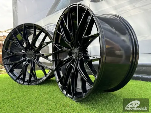Ratlankis R20x8.5  5X112  ET  40  66.6  HX042  (IN0387)  Black (BL)  For HAXER  (Z5)  (Rear+Front)