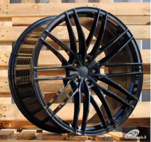 Ratlankis R18x8  5X112  ET  40  66.5  F1995  (FBX001)  Black (BL)  For AUD  (Z5)  (HYBRID FORGED ABT Style)