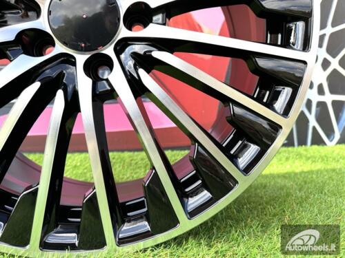 Ratlankis R19x8.5  5X112  ET  40  66.5  FBX132  Black Polished (MB)  For MER  (Z5+Z6)  (HYBRID FORGED Rear+Front)