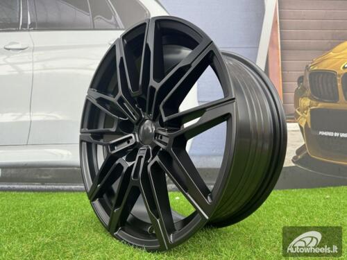 Ratlankis R17x7.5  5X120  ET  34  72.6  I0294  (FBX164)  Black Half Matt (BLHM)  For BMW  (Z4+K7)  (HYBRID FORGED)