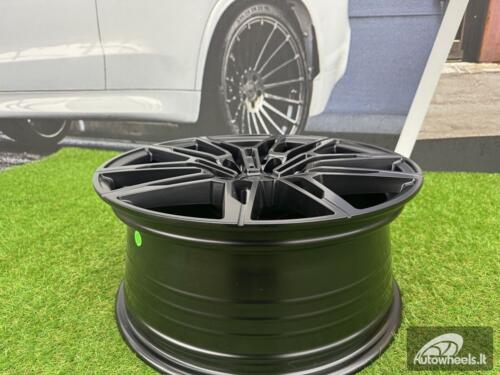 Ratlankis R17x7.5  5X120  ET  34  72.6  I0294  (FBX164)  Black Half Matt (BLHM)  For BMW  (Z4+K7)  (HYBRID FORGED)