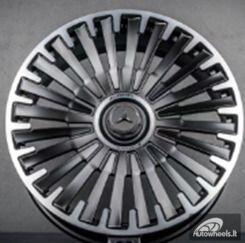 Ratlankis R20x8.5  5X112  ET  32  66.6  Y0425  Gloss Black (GB)  For MER  (P2)  (HYBRID FORGED Rear+Front (Piano Black))