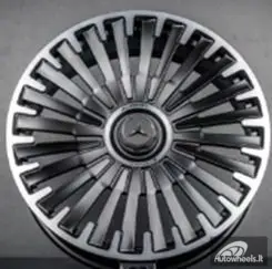 Ratlankis R20x9.5  5X112  ET  38  66.6  Y0425  Gloss Black (GB)  For MER  (P2)  (HYBRID FORGED Rear+Front (Piano Black))
