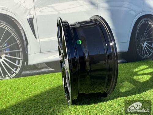 Ratlankis R17x7  5X110  ET  40  65.1  Y1281  Black Polished (MB)  For FIAT  (Z4)  (NEW Model 500)