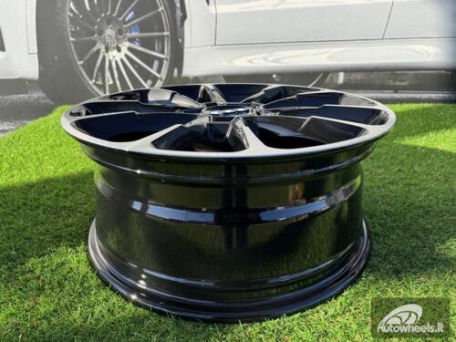 Ratlankis R17x7  5X110  ET  40  65.1  Y1281  Black Polished (MB)  For FIAT  (Z4)  (NEW Model 500)