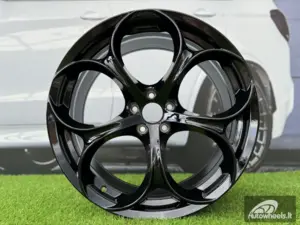 Ratlankis Alfa Romeo Veloce Style R20x8.5 5X110 ET 31 65.1 Gloss Black 