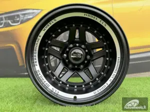 Ratlankis Toyota, Nissan CLS Offroad Style R16x10 6X139.7 ET -44 110.1 Black Half Matt with Diamond cut