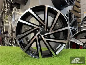 Ratlankis VW Speilberg Style R18x7.5 5X112 ET 45 57.1 Black with Diamond cut