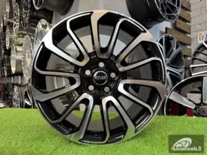 Ratlankis Land Rover Autobiography style 20X9.5J 5X120 ET49 72.6 Black with diamond cut