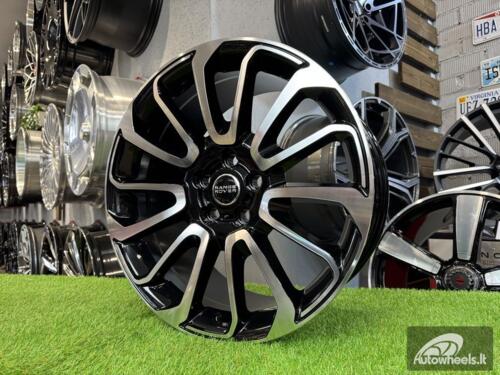 Ratlankis Land Rover Autobiography style 20X9.5J 5X120 ET49 72.6 Black with diamond cut