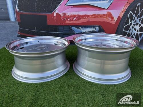Ratlankis Monoblock Aero Performa Style | R19X10J 5X112 ET25 66.5mm Silver with Diamond cut lip