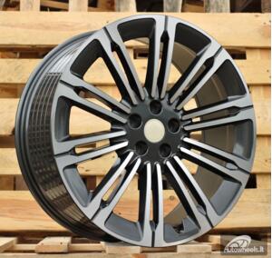 Ratlankis R22x9.5  5X120  ET  45  72.6  3S1066  (FBX190)  Grey Polished (MG)  For LAND  (Z5)  (HYBRID FORGED)