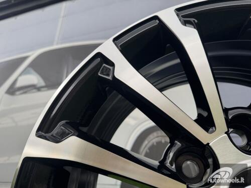 Ratlankis R17x7.5  6X139.7  ET  25  106.1  B1353  (FBX075)  Black Polished (MB)  For TOYOT  (Z5)  (HYBRID FORGED)