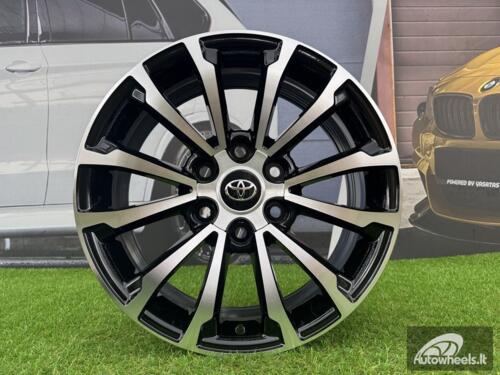 Ratlankis R17x7.5  6X139.7  ET  25  106.1  B1353  (FBX075)  Black Polished (MB)  For TOYOT  (Z5+Z6)  (HYBRID FORGED)