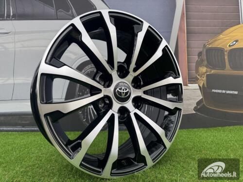 Ratlankis R17x7.5  6X139.7  ET  25  106.1  B1353  (FBX075)  Black Polished (MB)  For TOYOT  (Z5+Z6)  (HYBRID FORGED)