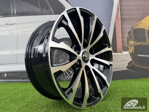 Ratlankis R17x7.5  6X139.7  ET  25  106.1  B1353  (FBX075)  Black Polished (MB)  For TOYOT  (Z5+Z6)  (HYBRID FORGED)
