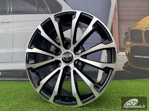Ratlankis R17x7.5  6X139.7  ET  25  106.1  B1353  (FBX075)  Black Polished (MB)  For TOYOT  (Z5+Z6)  (HYBRID FORGED)