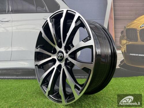 Ratlankis R17x7.5  6X139.7  ET  25  106.1  B1353  (FBX075)  Black Polished (MB)  For TOYOT  (Z5+Z6)  (HYBRID FORGED)
