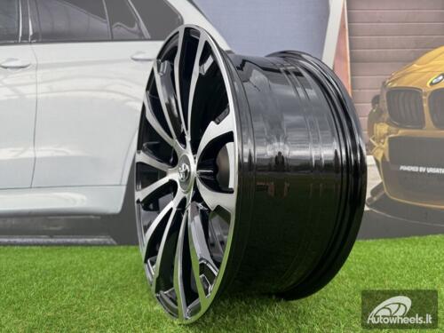 Ratlankis R17x7.5  6X139.7  ET  25  106.1  B1353  (FBX075)  Black Polished (MB)  For TOYOT  (Z5+Z6)  (HYBRID FORGED)