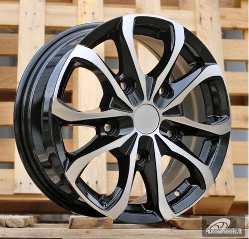 Ratlankis R16x6.5  5X160  ET  56  65.1  FBX079  Black Polished (MB)  For FORD  (P2)  (HYBRID FORGED)