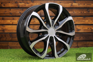 Ratlankis R16x6.5  5X160  ET  56  65.1  FBX079  Black Polished (MB)  For FORD  (P2+Z6+L1)  (HYBRID FORGED)