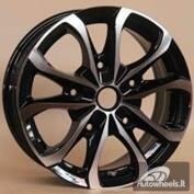 Ratlankis R16x6.5  5X160  ET  56  65.1  FBX079  Black Polished (MB)  For FORD  (Z3)  (HYBRID FORGED)
