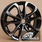 Ratlankis R16x6.5  5X160  ET  56  65.1  FBX079  Black Polished (MB)  For FORD  (Z3)  (HYBRID FORGED)