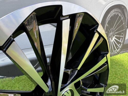 Ratlankis R18x7.5  5X112  ET  40  57.1  FBX261  Black Polished (MB)  For SKODA  (Z5)  (HYBRID FORGED)