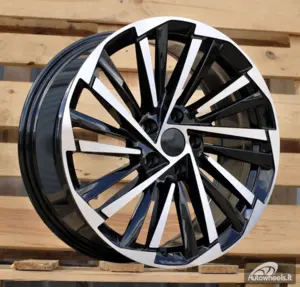 Ratlankis R18x7.5  5X112  ET  40  57.1  FBX261  Black Polished (MB)  For SKODA  (Z5)  (HYBRID FORGED)