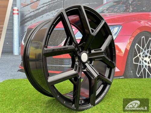 Ratlankis R22x9.5  5X120  ET  40  72.6  I5562  (FBX208)  Black (BL)  For LAND  (Z5)  (HYBRID FORGED)