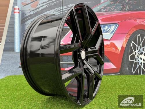 Ratlankis R22x9.5  5X120  ET  40  72.6  I5562  (FBX208)  Black (BL)  For LAND  (Z5)  (HYBRID FORGED)