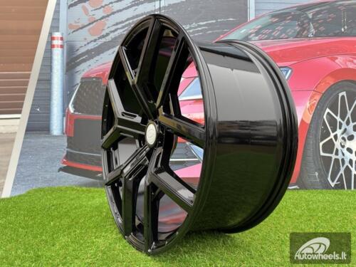 Ratlankis R22x9.5  5X120  ET  40  72.6  I5562  (FBX208)  Black (BL)  For LAND  (Z5)  (HYBRID FORGED)