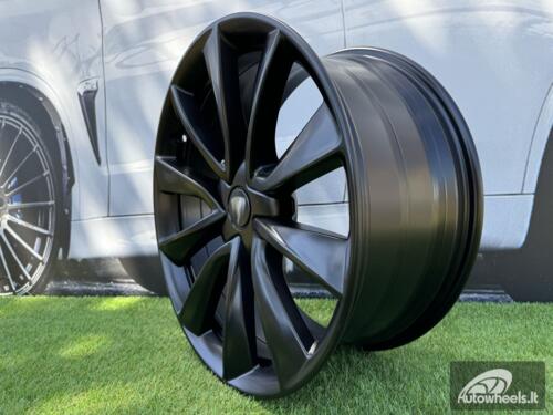 Ratlankis R19x8.5  5X114.3  ET  40  64.1  B2046  (H3154F)  Black Half Matt (BLHM)  For TESLA  (K8+M)  (HYBRID FORGED (Model 3))