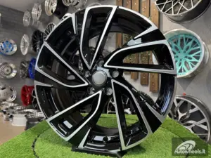 Ratlankis R16x7  5X100  ET  42  57.1  B5772  (IN5481)  Black Polished (MB)  For VW  (K8)