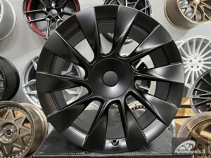 Ratlankis R19x9.5  5X114.3  ET  45  64.1  D1797  (H3130F)  Black Half Matt (BLHM)  For TESLA  (K7+Z4)  (HYBRID FORGED (Model Y))