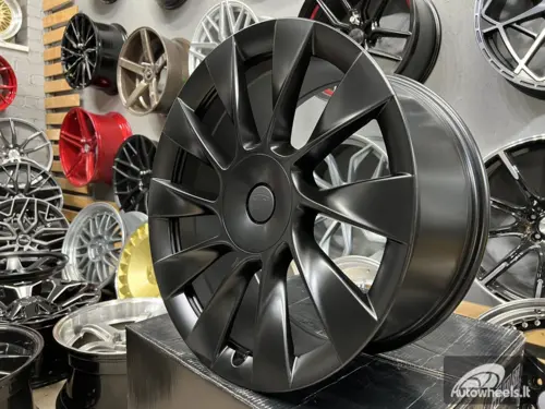 Ratlankis R19x9.5  5X114.3  ET  45  64.1  D1797  (H3130F)  Black Half Matt (BLHM)  For TESLA  (K8)  (HYBRID FORGED (Model Y))