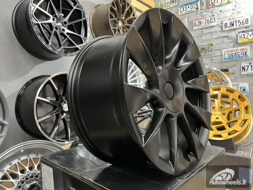 Ratlankis R19x9.5  5X114.3  ET  45  64.1  D1797  (H3130F)  Black Half Matt (BLHM)  For TESLA  (K8)  (HYBRID FORGED (Model Y))