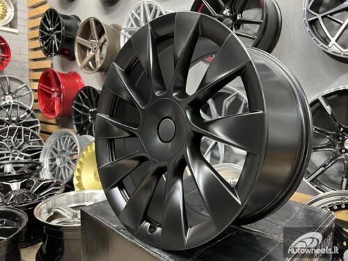Ratlankis R20x9.5  5X114.3  ET  45  64.1  D1797  (H3130F)  Black Half Matt (BLHM)  For TESLA  (K8)  (HYBRID FORGED (Model Y))
