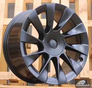 Ratlankis R20x9.5  5X114.3  ET  45  64.1  D1797  (H3130F)  Black Half Matt (BLHM)  For TESLA  (K8)  (HYBRID FORGED (Model Y))