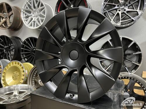 Ratlankis R20x9.5  5X114.3  ET  45  64.1  D1797  (H3130F)  Black Half Matt (BLHM)  For TESLA  (K8)  (HYBRID FORGED (Model Y))