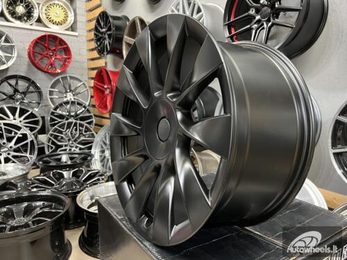 Ratlankis R20x9.5  5X114.3  ET  45  64.1  D1797  (H3130F)  Black Half Matt (BLHM)  For TESLA  (K8)  (HYBRID FORGED (Model Y))