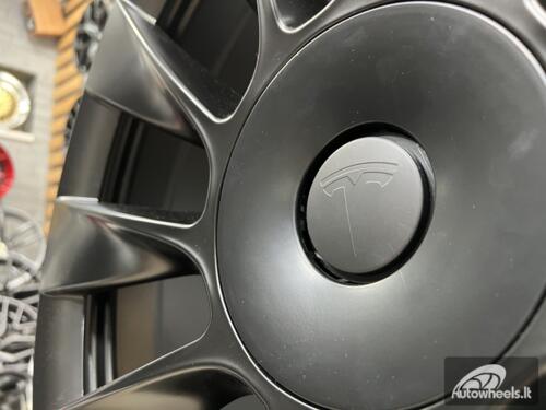 Ratlankis R20x9.5  5X114.3  ET  45  64.1  D1797  (H3130F)  Black Half Matt (BLHM)  For TESLA  (K8+M)  (HYBRID FORGED (Model Y))