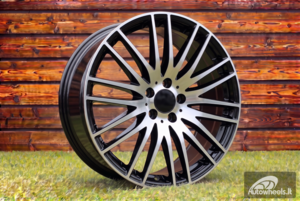 Ratlankis R19x8  5X112  ET  32.5  66.5  FBX244  Black Polished (MB)  For MER  (Z5)  (HYBRID FORGED)