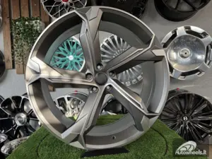 Ratlankis R18x8  5X112  ET  40  66.5  Y1201  (IN5633)  Grey Polished (MG)  For AUD  (K8)