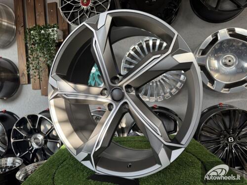 Ratlankis R18x8  5X112  ET  40  66.5  Y1201  (IN5633)  Grey Polished (MG)  For AUD  (K8)
