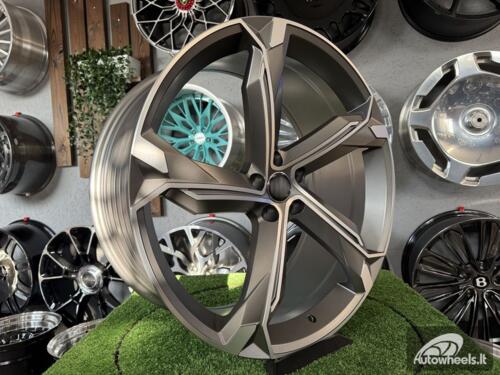 Ratlankis R18x8  5X112  ET  40  66.5  Y1201  (IN5633)  Grey Polished (MG)  For AUD  (K8)